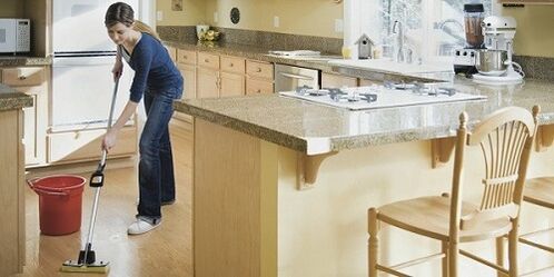 Nassreinigung zur Vorbeugung von Parasiteninfektionen